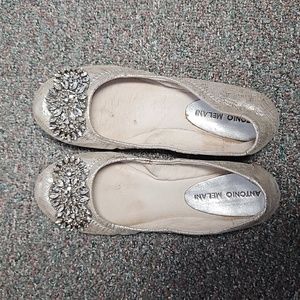 Antonio Melani - flat shoe with embellished detailing on the toe